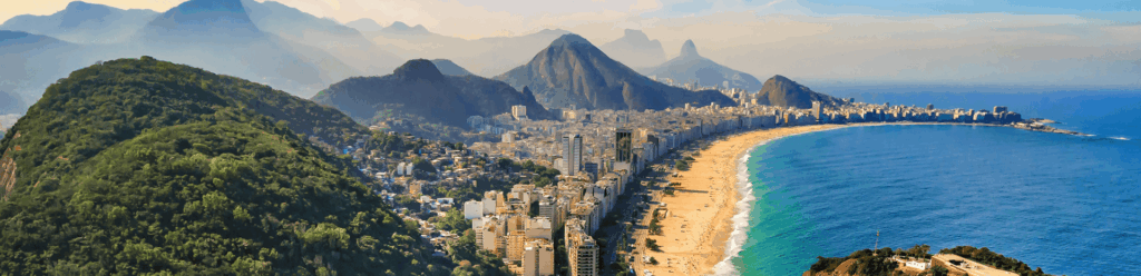 vista de la zona sul de rio
