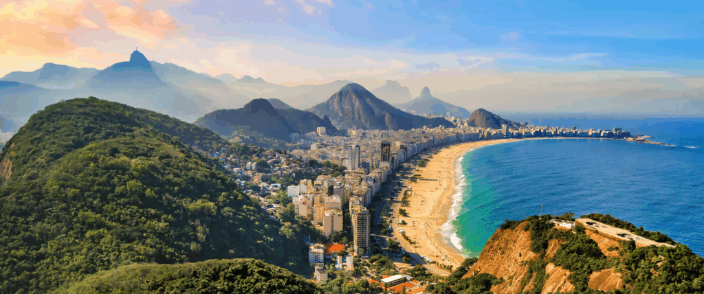 Vista de la Zona Sul de Rio