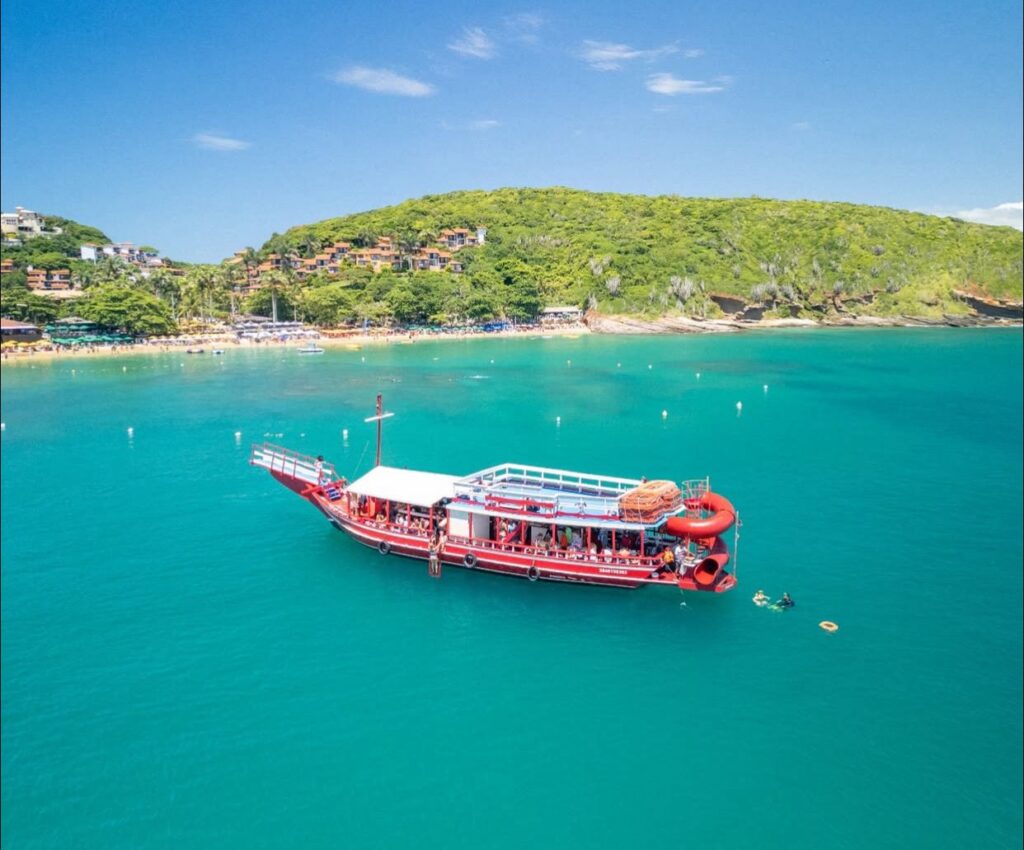 Escuna de paseo en Buzios